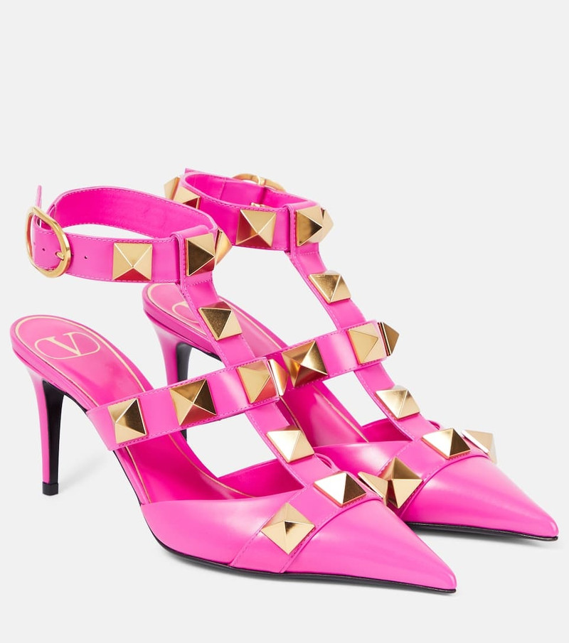 Roman Stud leather pumps - 1