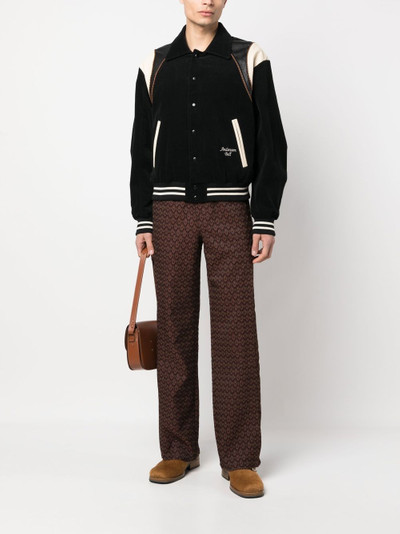 Andersson Bell jacquard layered panel trousers outlook