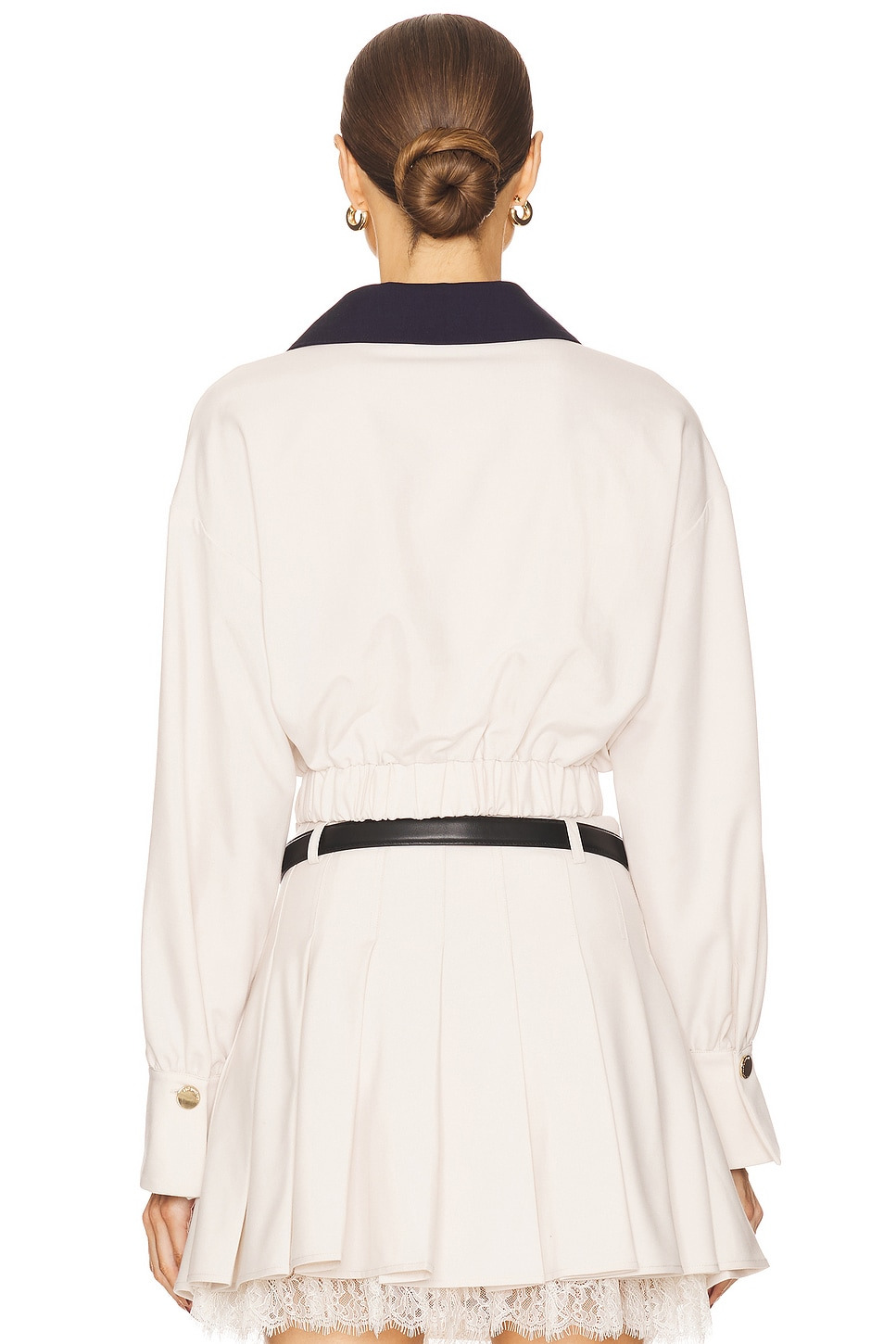 Contrast Collar Top - 3