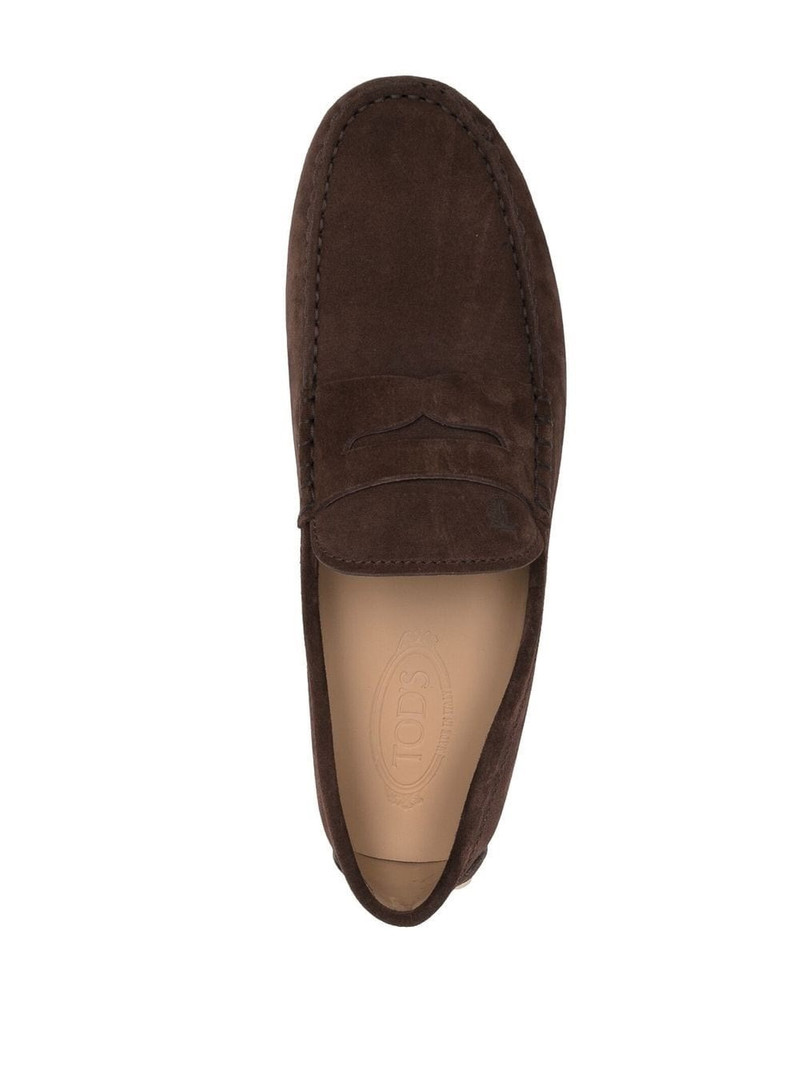 Tod's Gommino suede leather loafers outlook