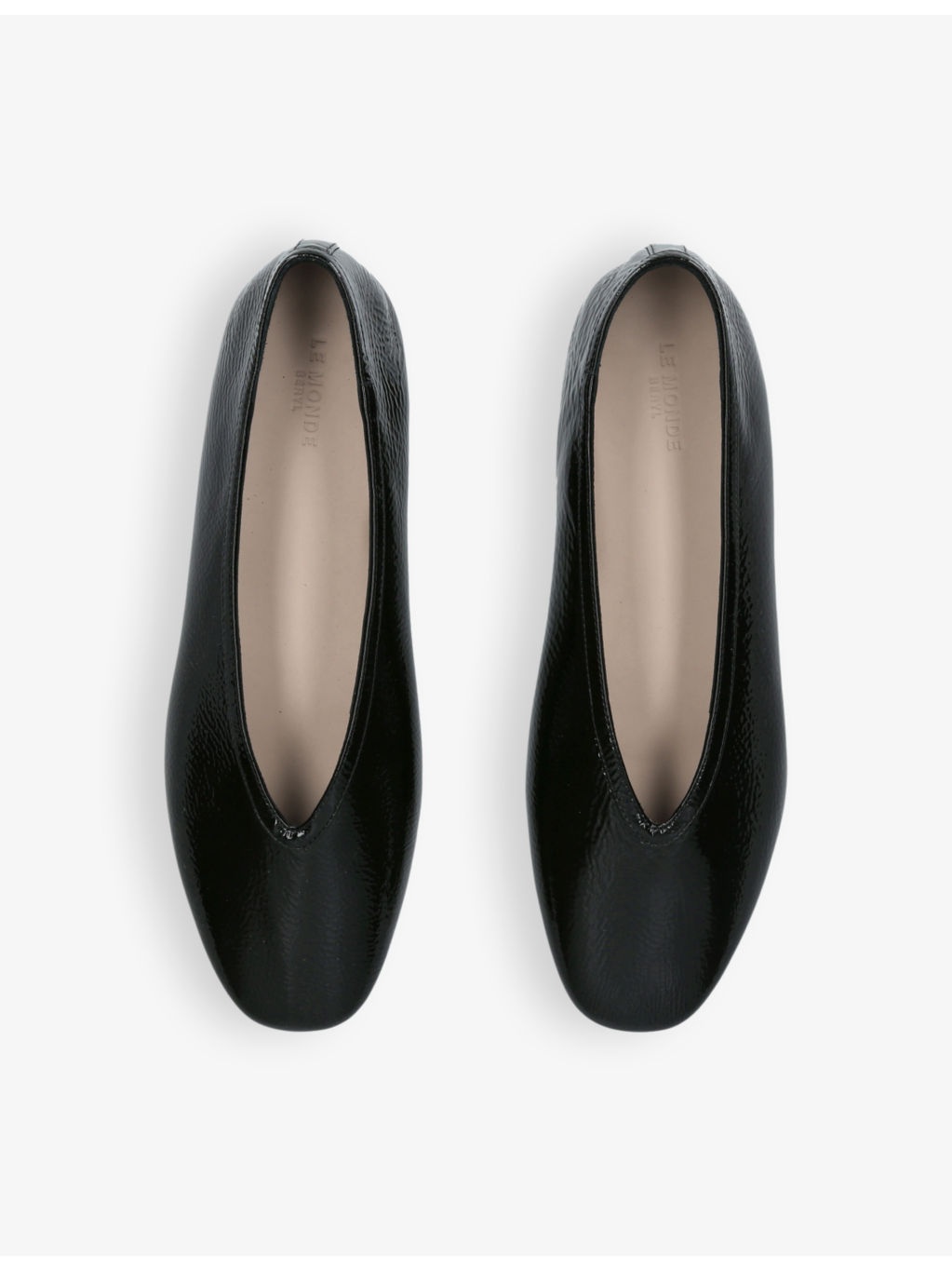 Luna pointed-toe patent-leather pumps - 2