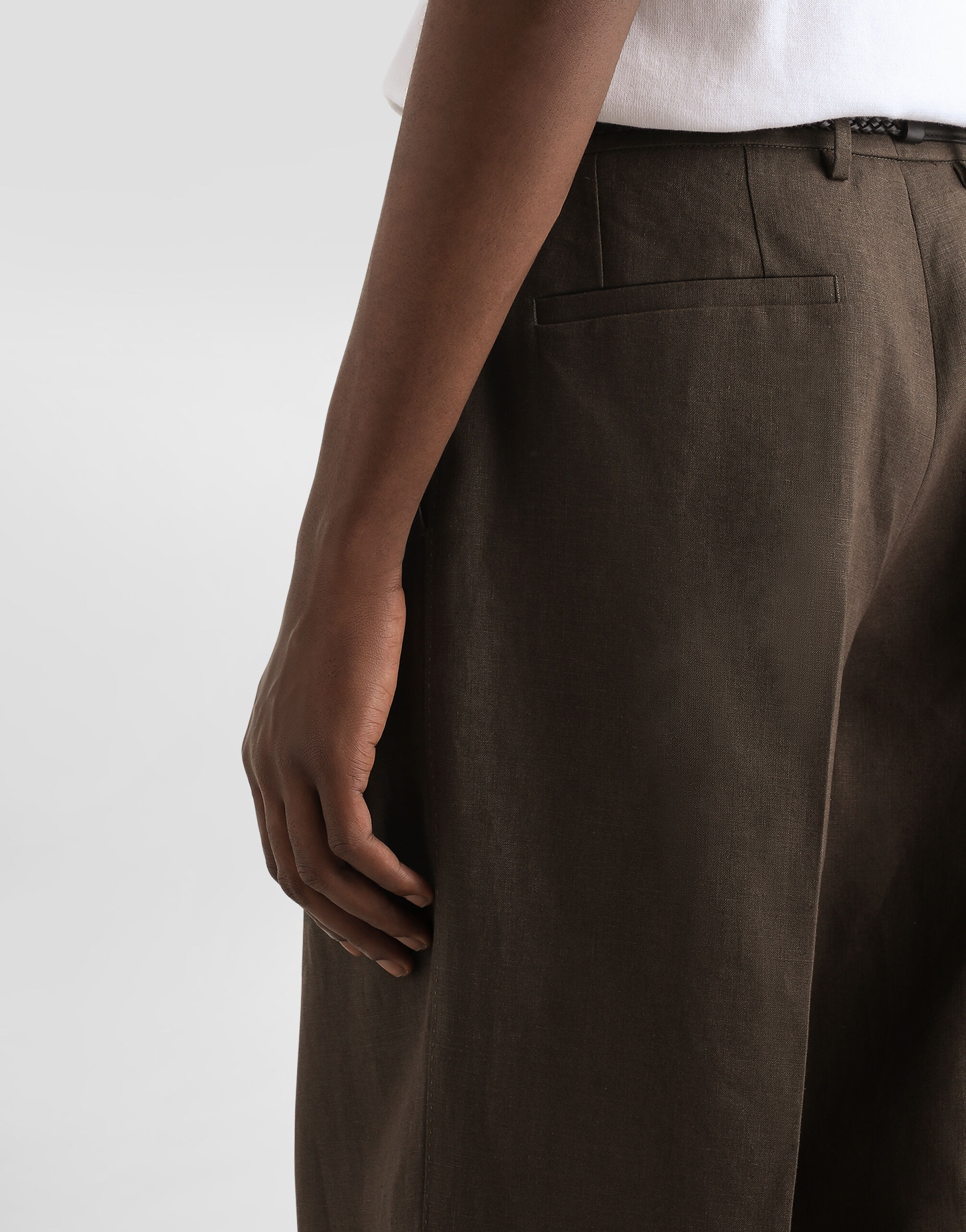Linen fabric pants - 5