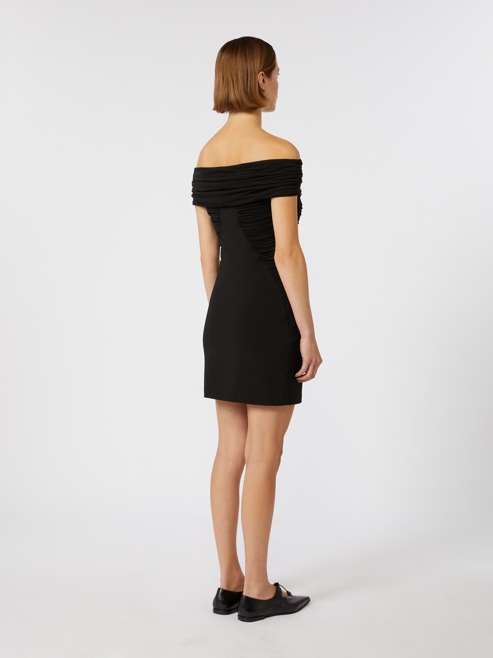 NAVILE Off-the-shoulder viscose jersey dress - 4