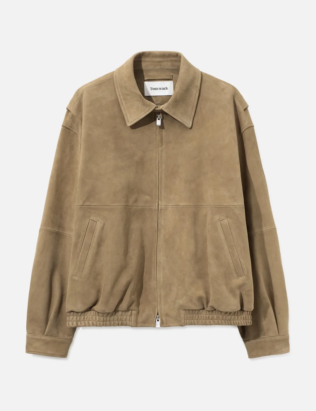 GOAT LEATHER RELAXED BOMBER - 1