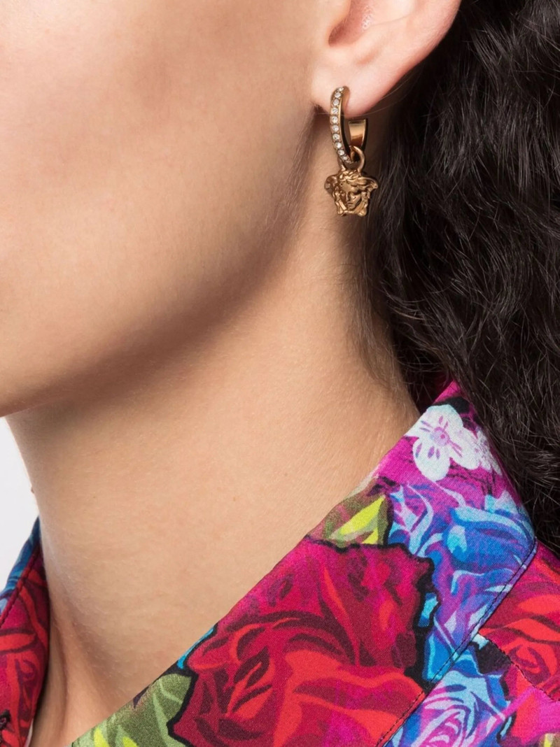 VERSACE Versace La Medusa Hoop Earrings outlook
