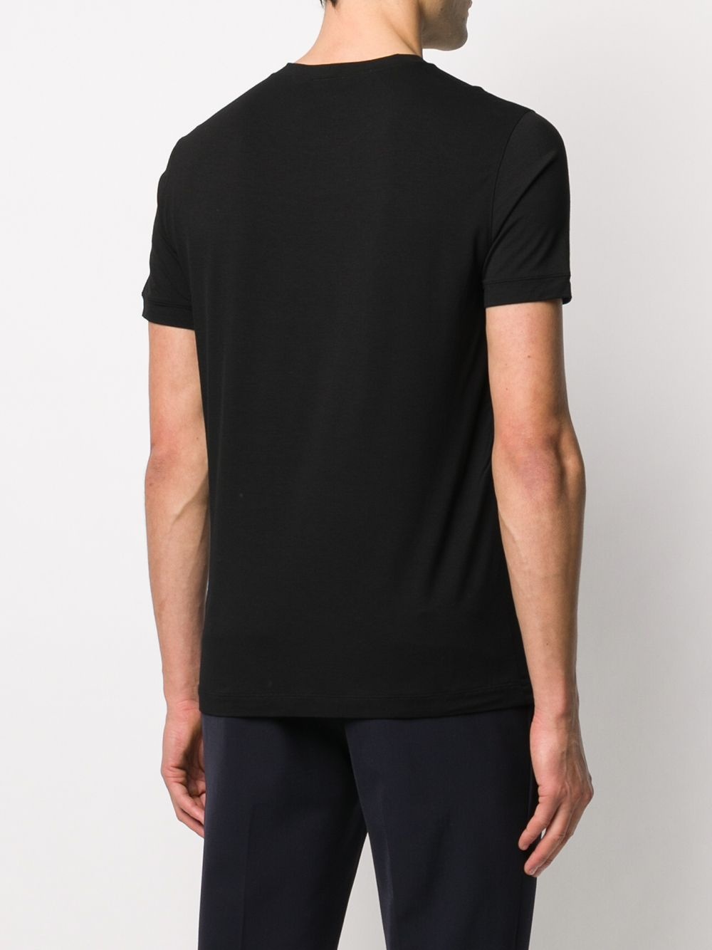 logo-print slim-fit T-shirt - 4