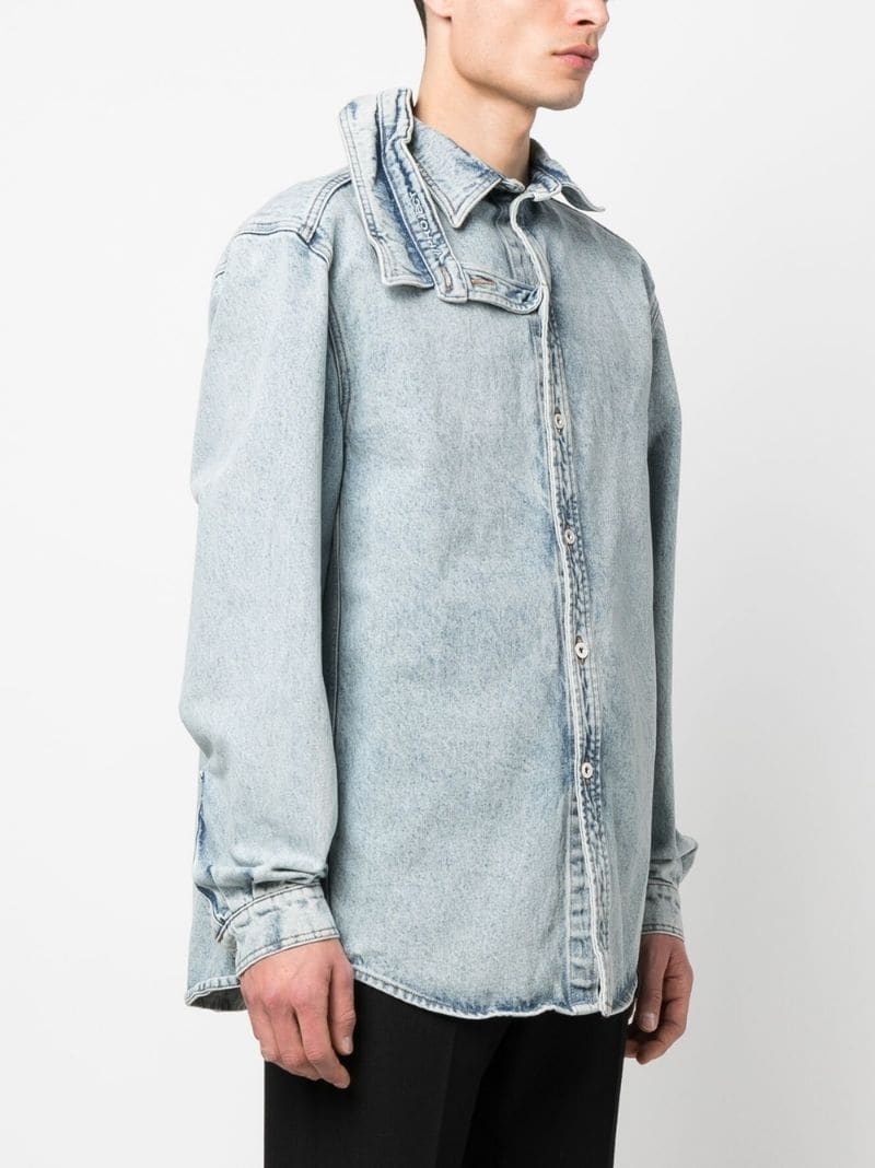 Y/Project double-collar denim shirt | REVERSIBLE