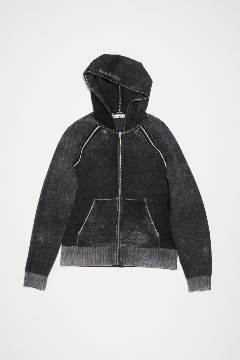 Hooded zipper sweater - Black 1
