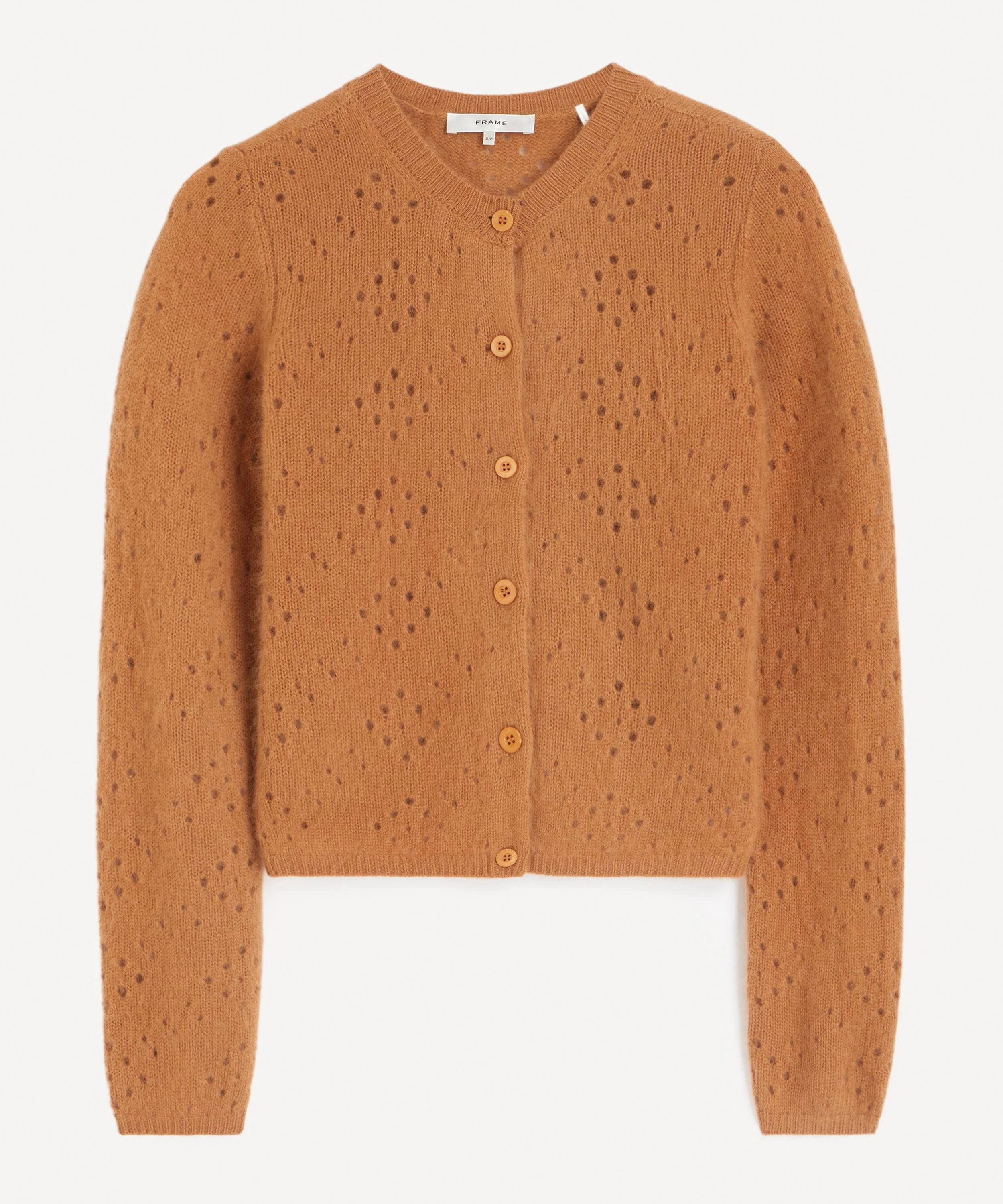 Cashmere Airy Teddy Cardigan - 1