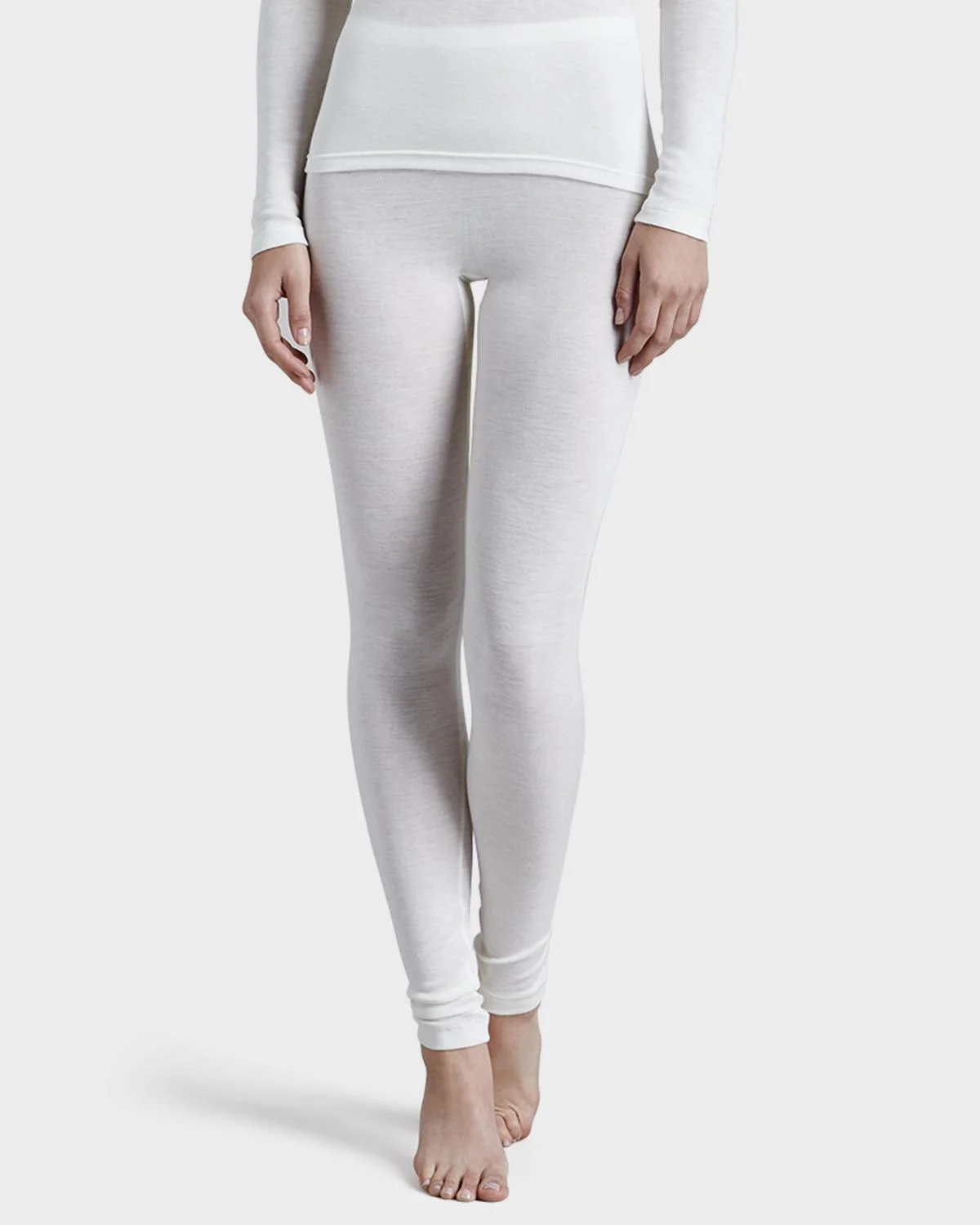 Wool & Silk Blend Leggings - 1