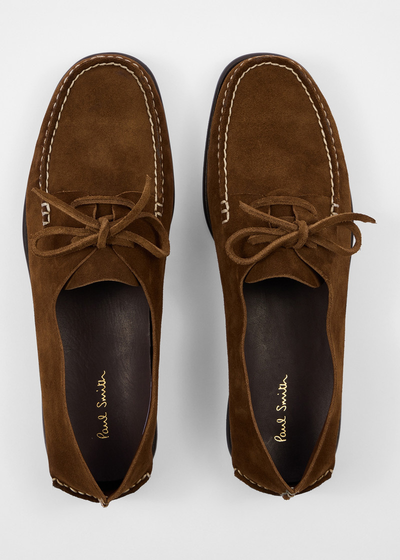 Dark Brown Suede 'Truro' Shoes 5