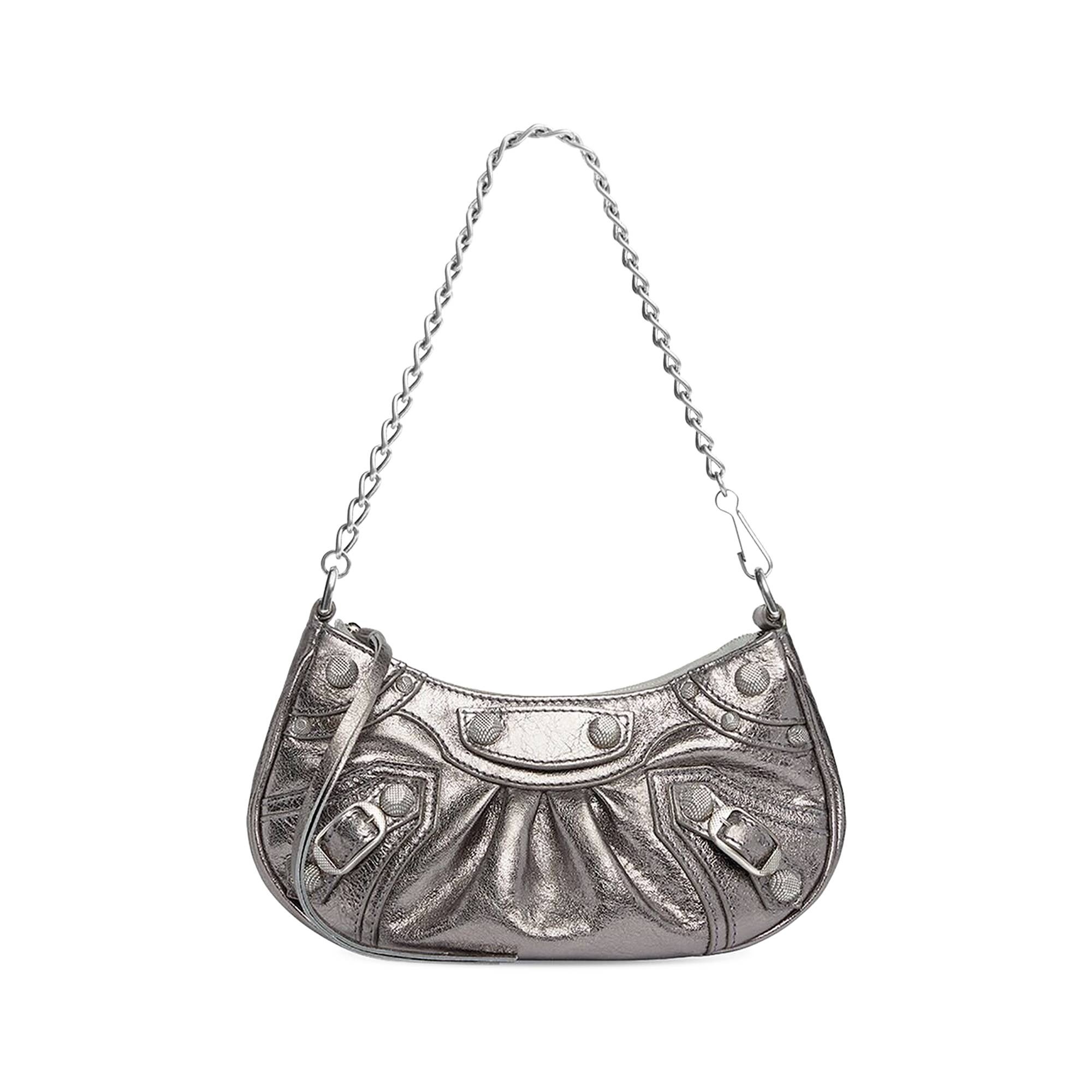 Balenciaga Le Cagole Mini Bag With Chain 'Silver' - 1