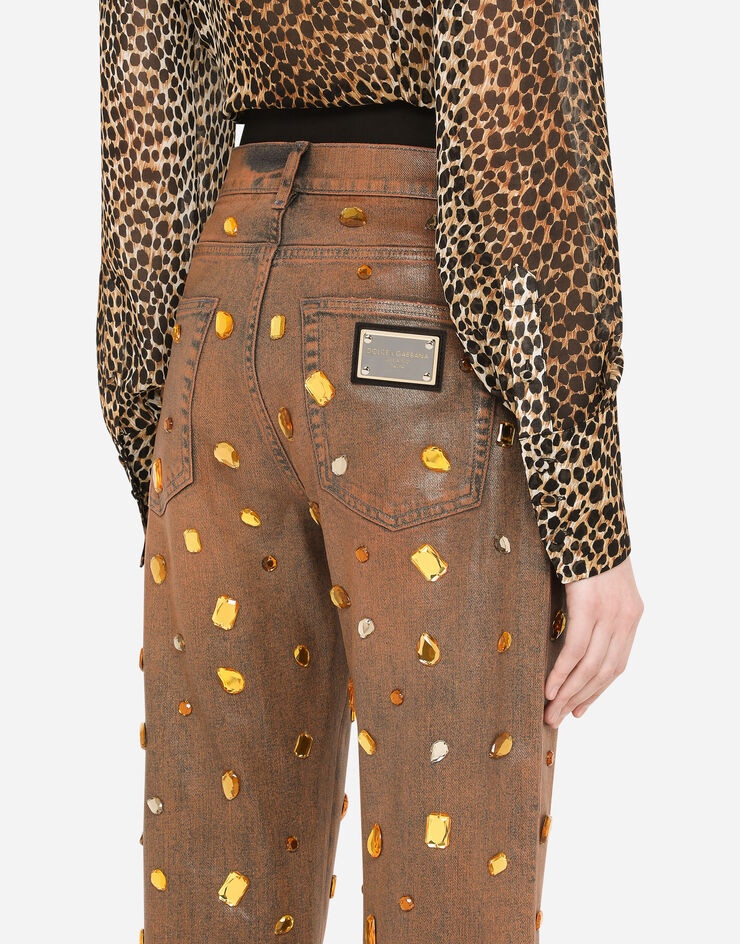 Jeans with rhinestone details - 5