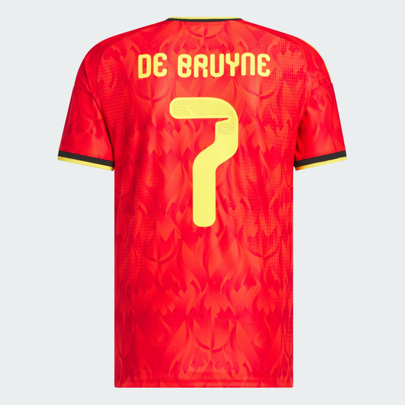 Belgium 26 Home De Bruyne Authentic Jersey 3