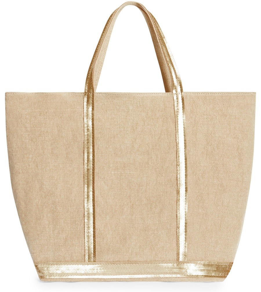 Linen XL cabas tote - 1