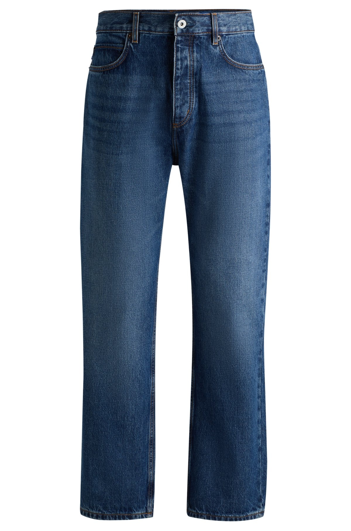 BAGGY-FIT JEANS IN BLUE DENIM - 1