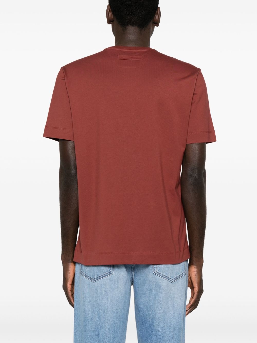 logo-embroidered T-shirt - 3