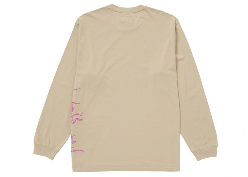 Supreme Supreme Dragon Embroidered L/S Top Khaki outlook