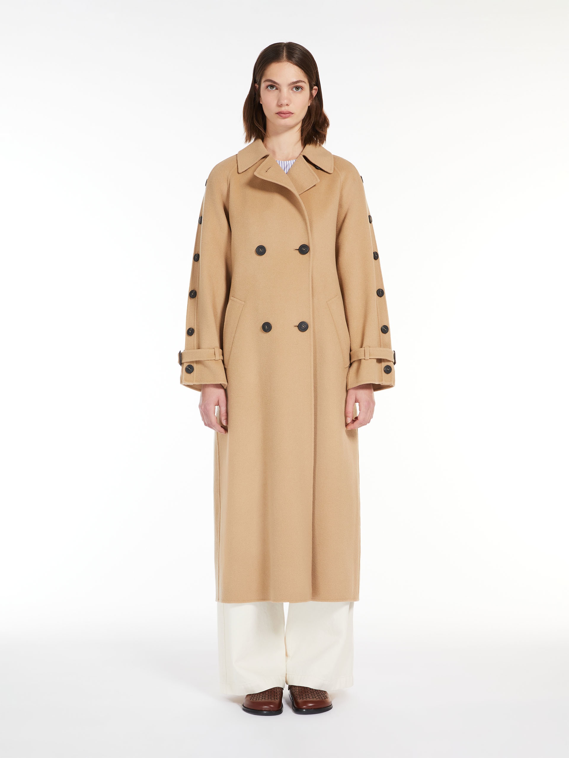 NATALE Wool trench coat - 3