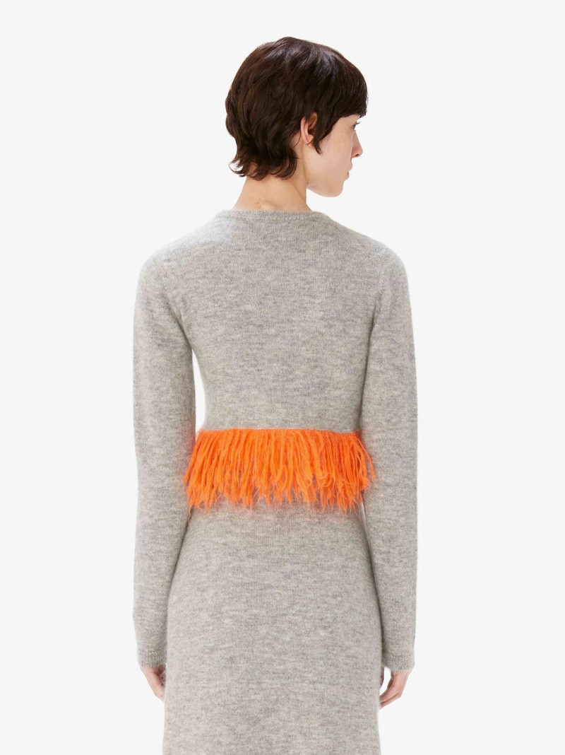 fringed-hem knitted jumper 3