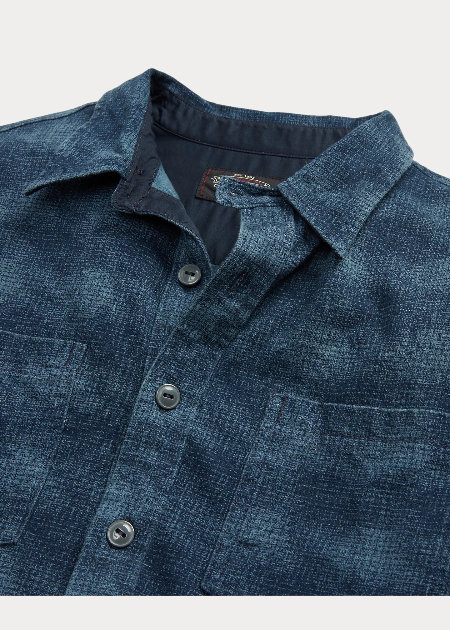 トップス RRL plaid-print jersey popover shirt RALPH LAUREN RRL Plaid-Print Jersey Popover Workshirt | endource