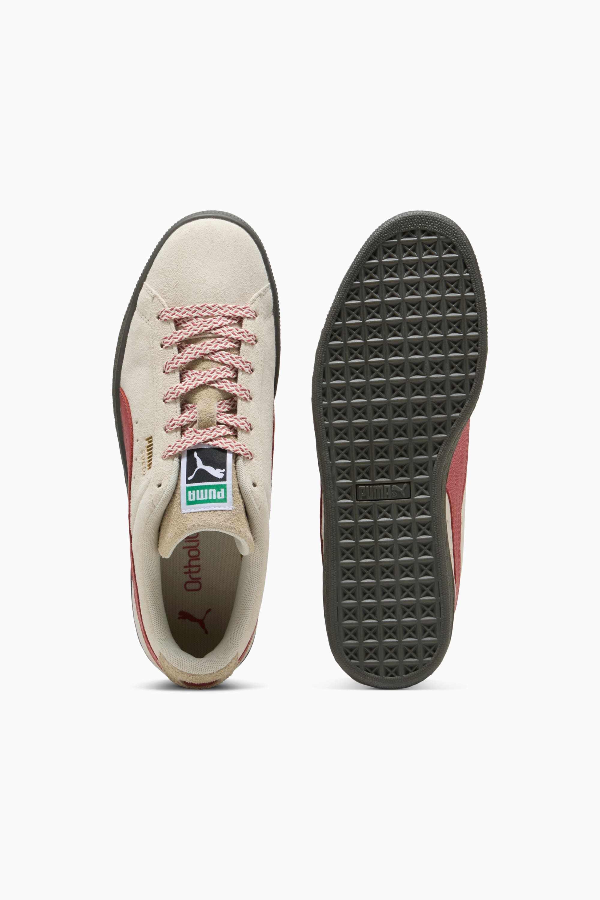 Suede Fuzzy Sneakers - 6