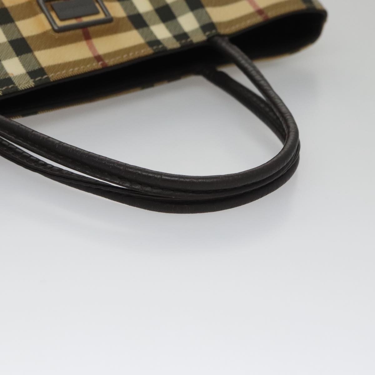 Burberry Nova Check Tote Bag Pvc Beige - 7