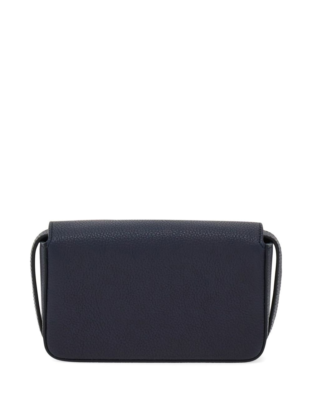 colour-block leather shoulder bag - 3