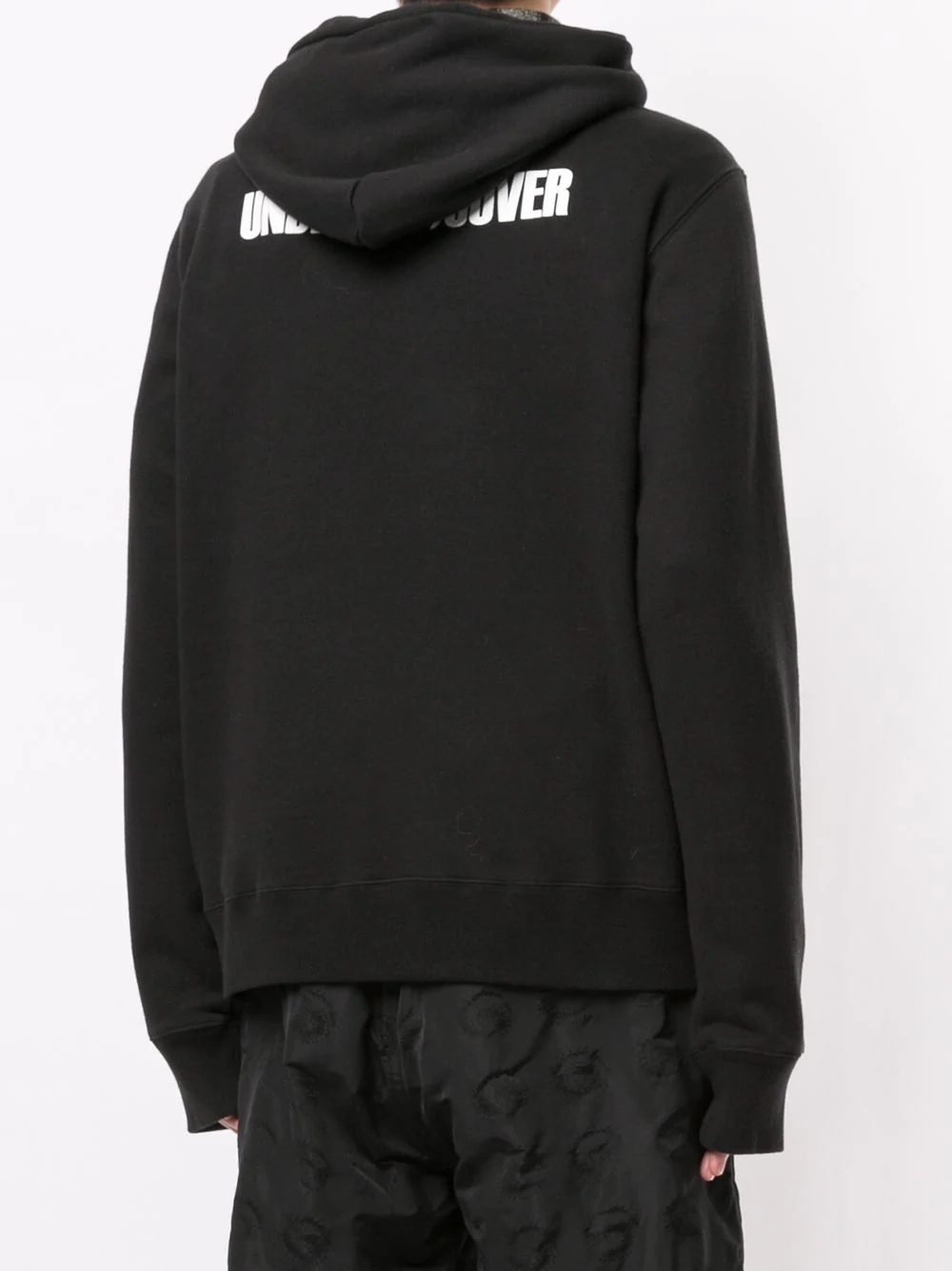 logo print hoodie - 4