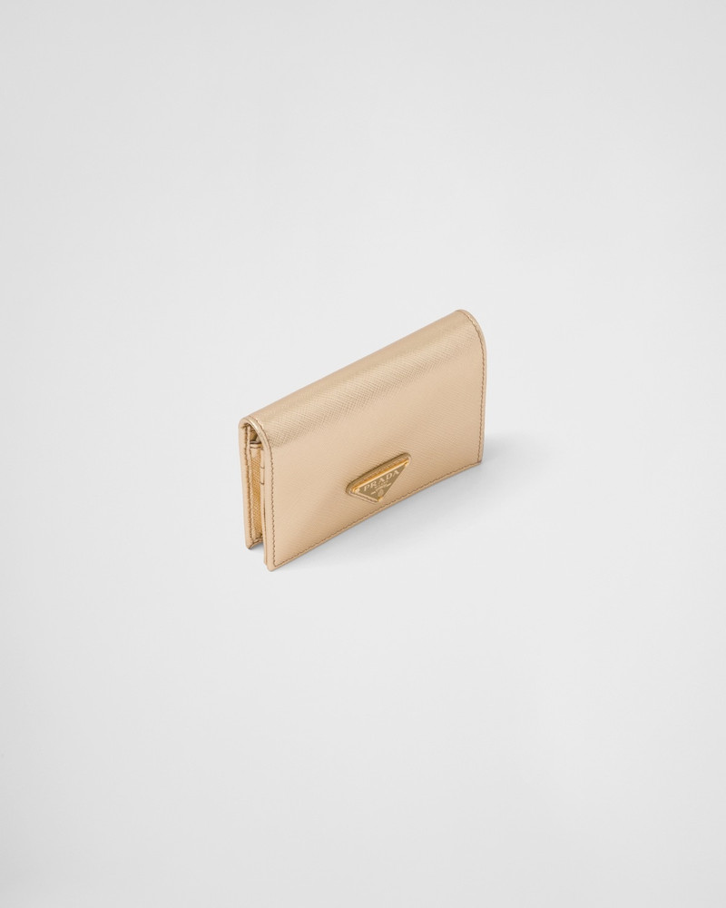 Prada Small Saffiano leather wallet outlook