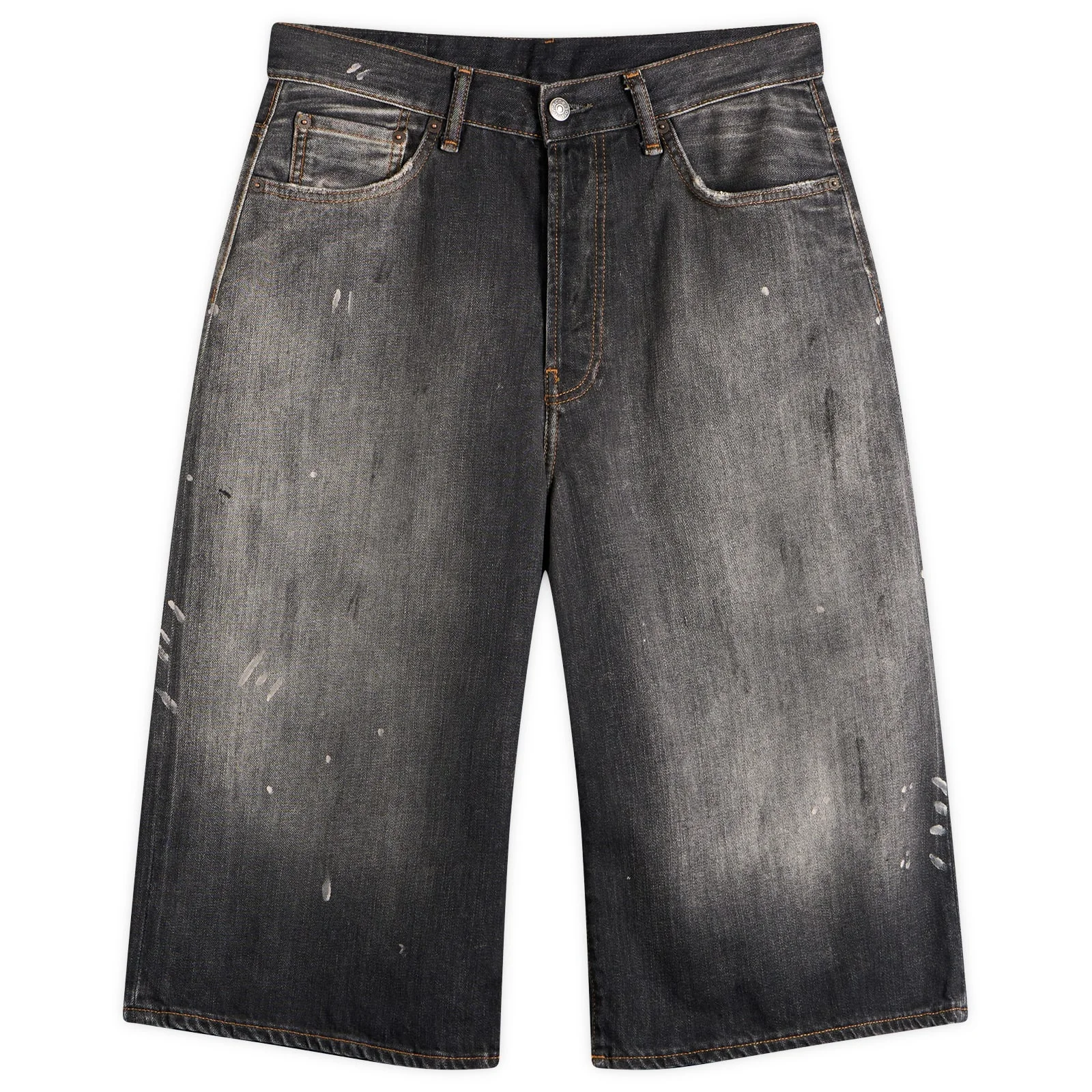 Acne Studios Judda Black Trafalgar Denim Shorts - 1