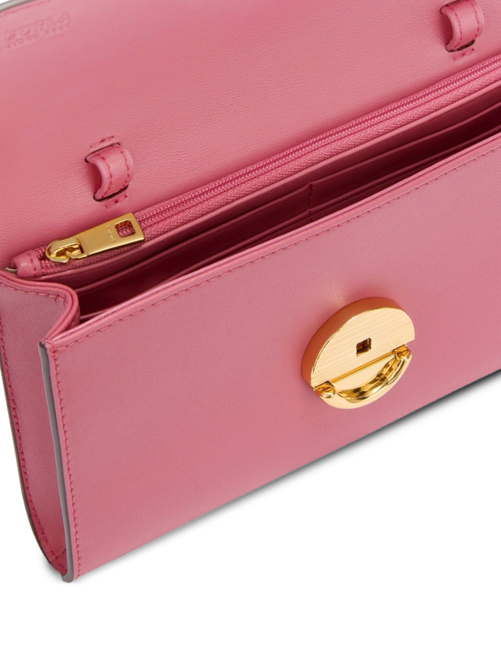 ball-clasp leather mini bag - 4