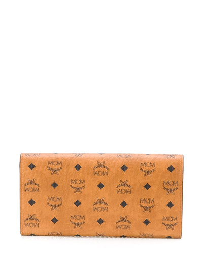 MCM Visetos-print leather wallet outlook