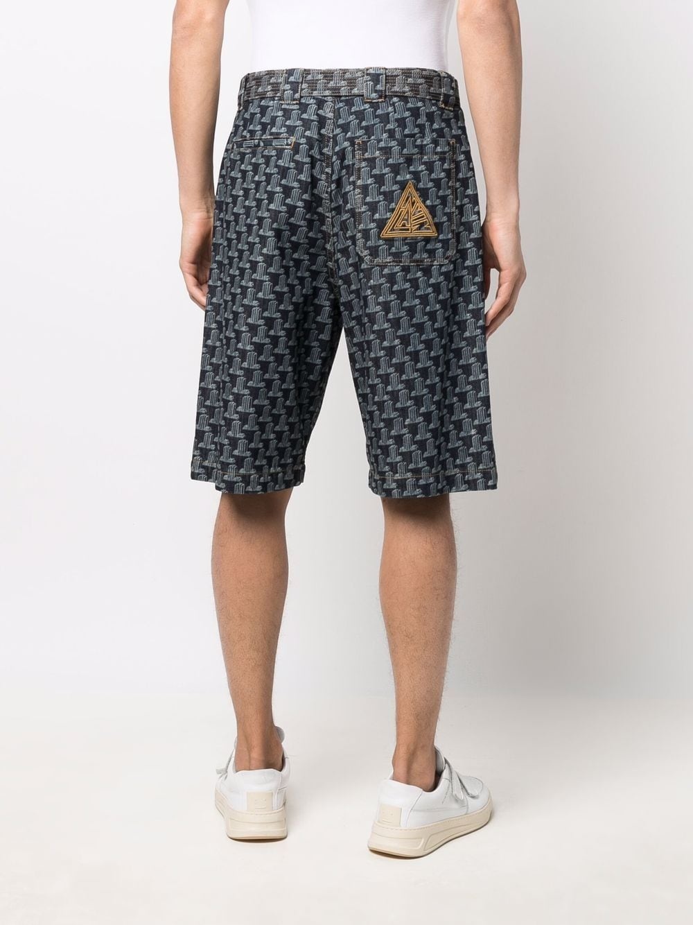 GEOMETRIC-PRINT BERMUDA SHORTS - 2