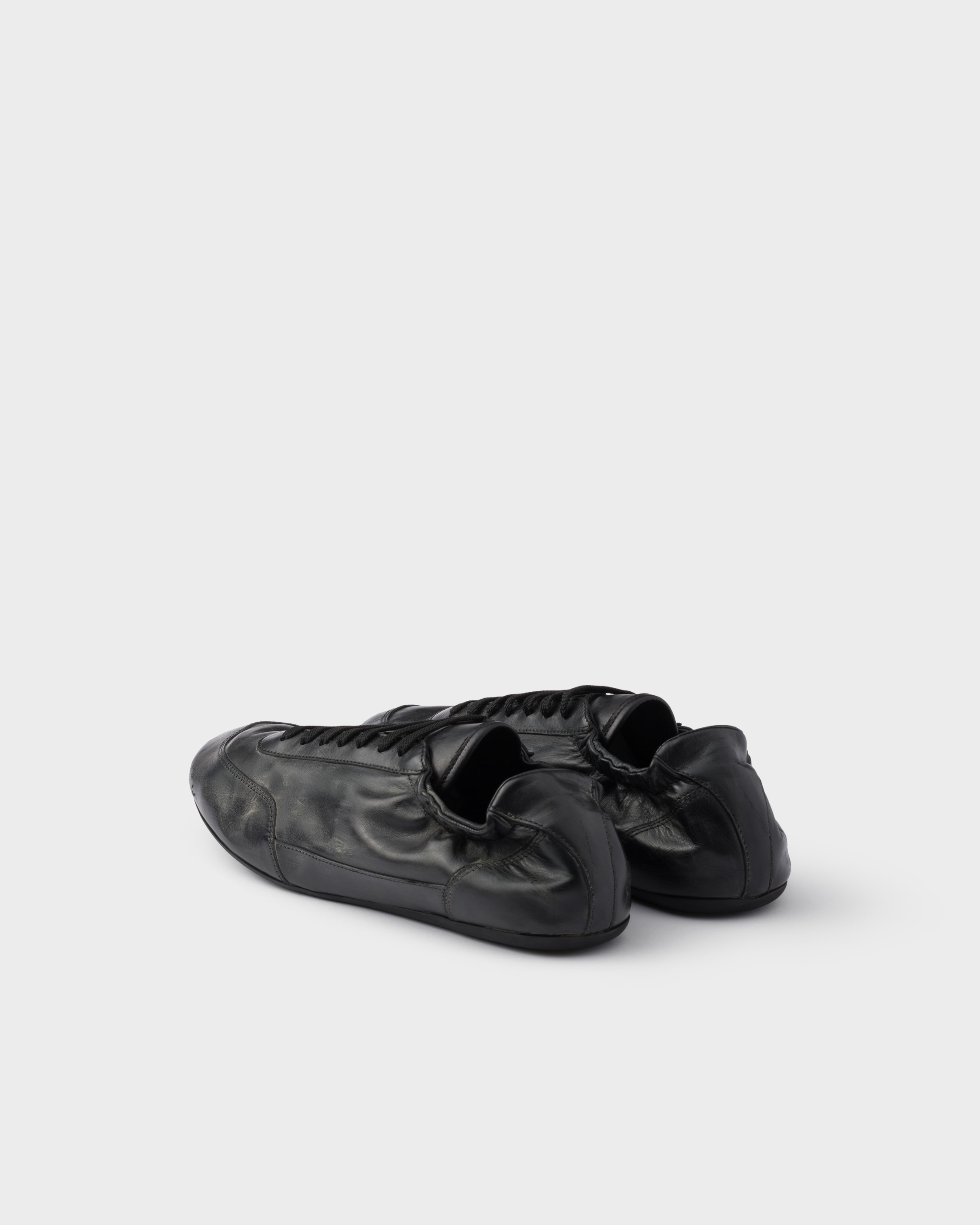 Collapse leather sneakers - 5