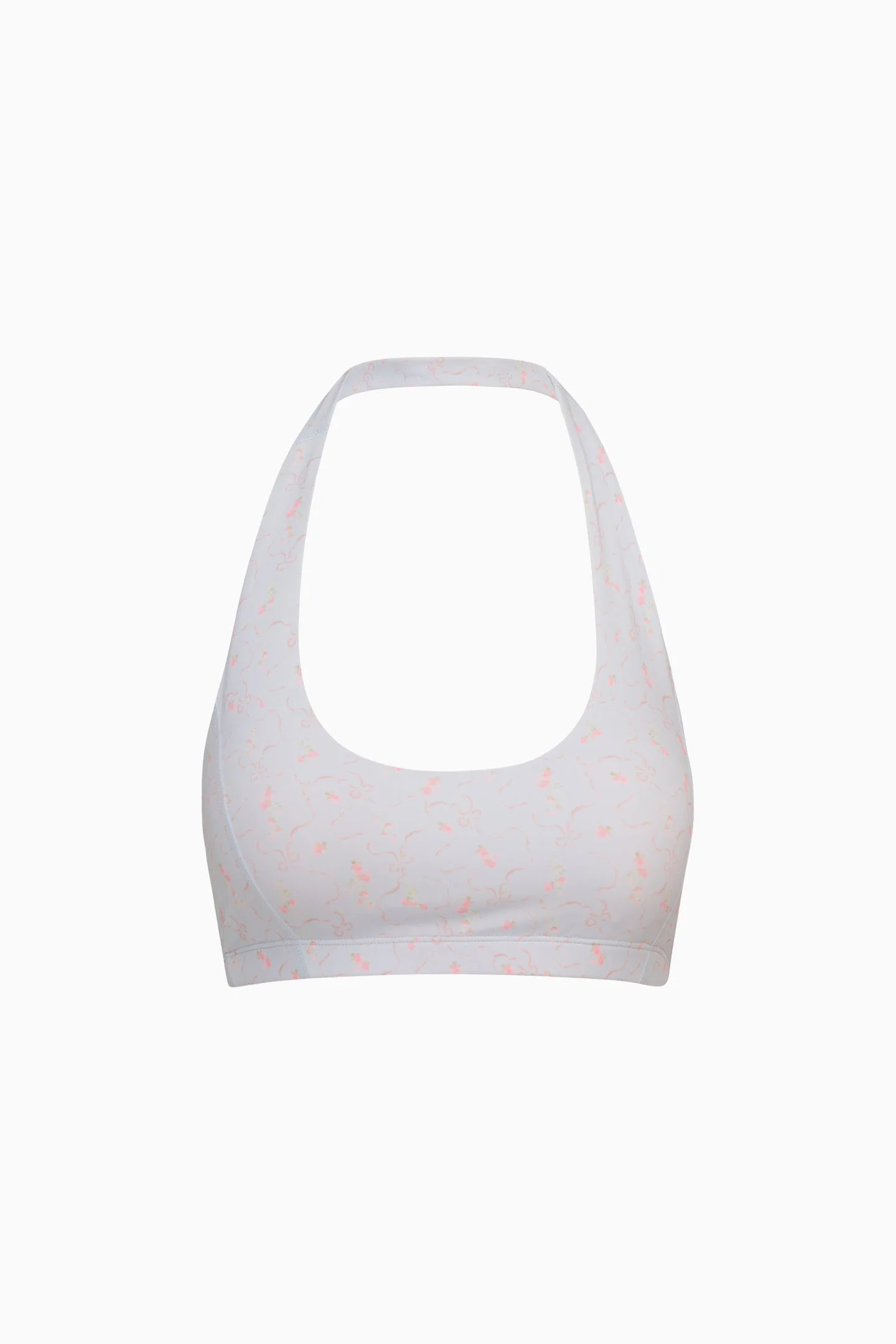 Dierdra Blue Floral Active Bra - 1