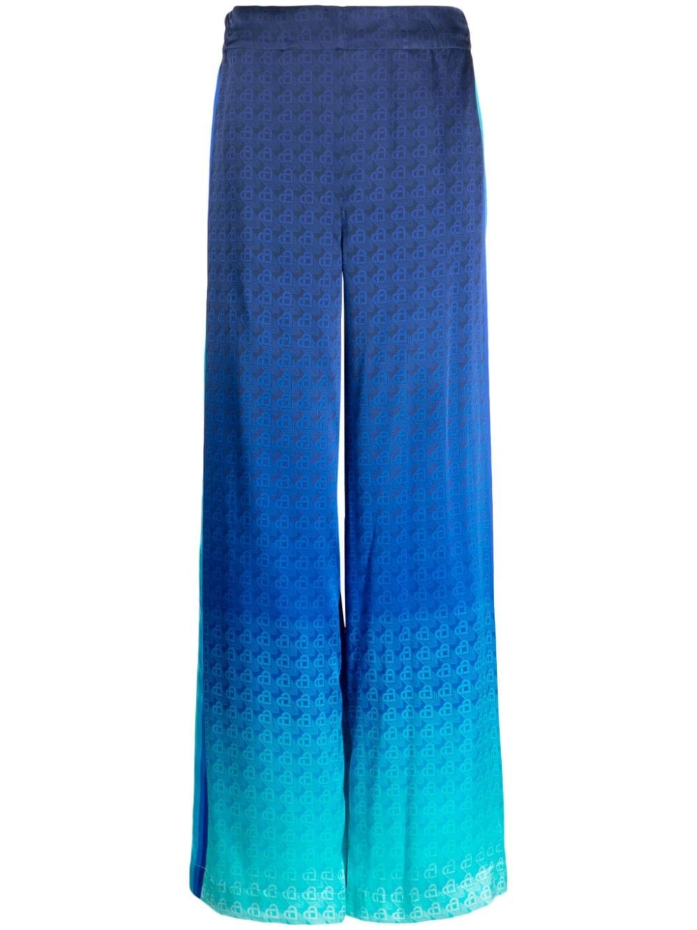 Morning City View silk trousers - 1