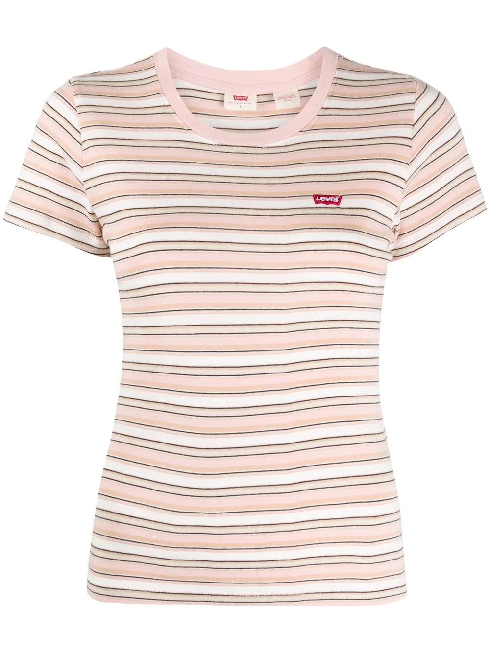 striped T-shirt - 1