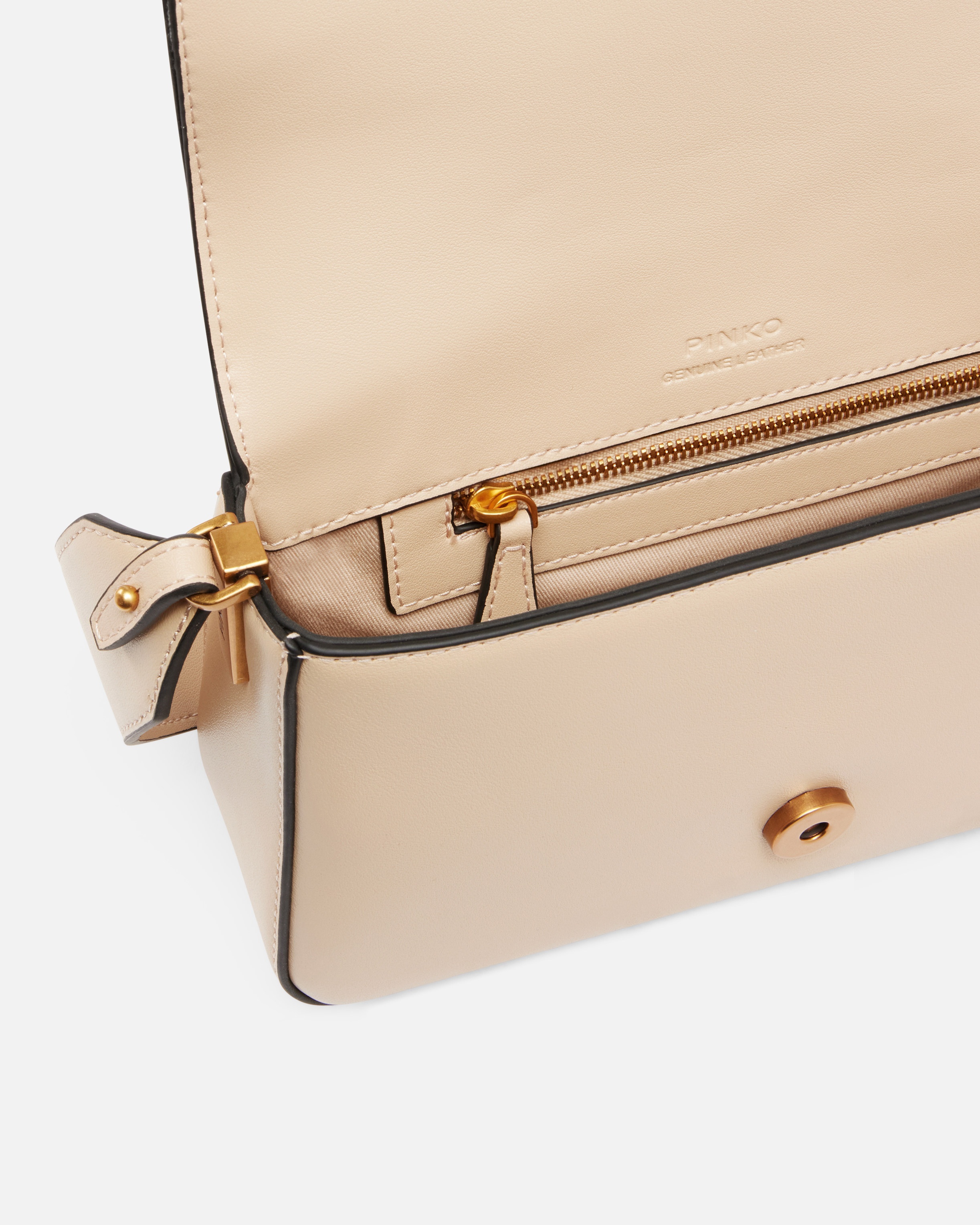 PINKO MINI LOVE BAG SOFT CROSSBODY BAG IN LEATHER | REVERSIBLE