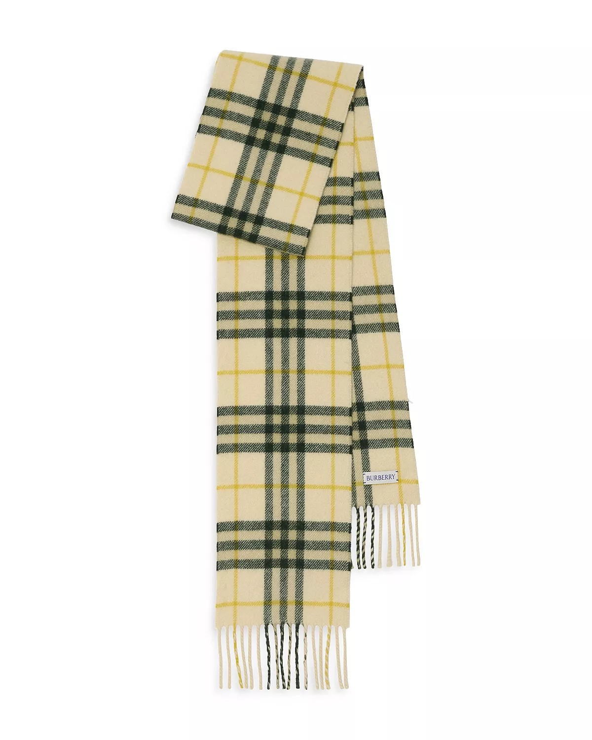 Narrow Check Cashmere Scarf - 4