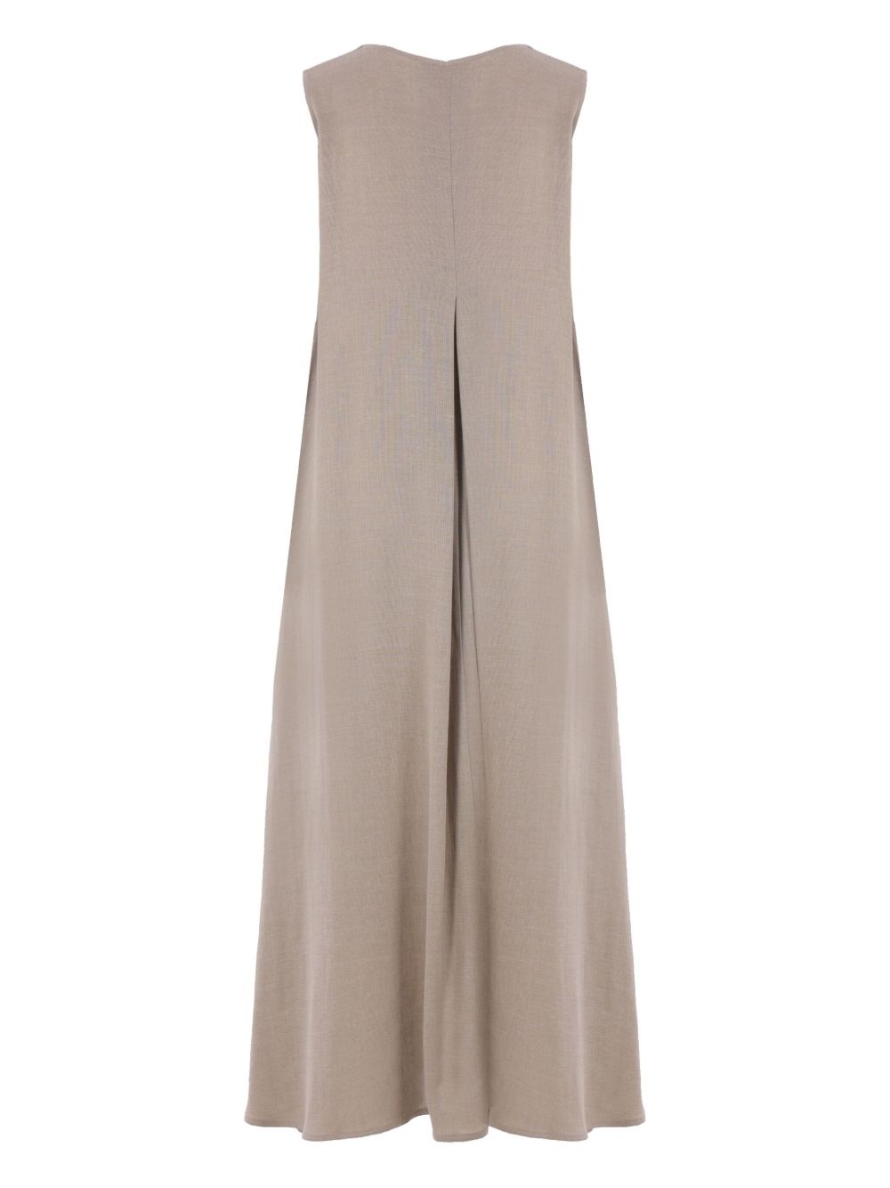 linen sleeveless dress - 2