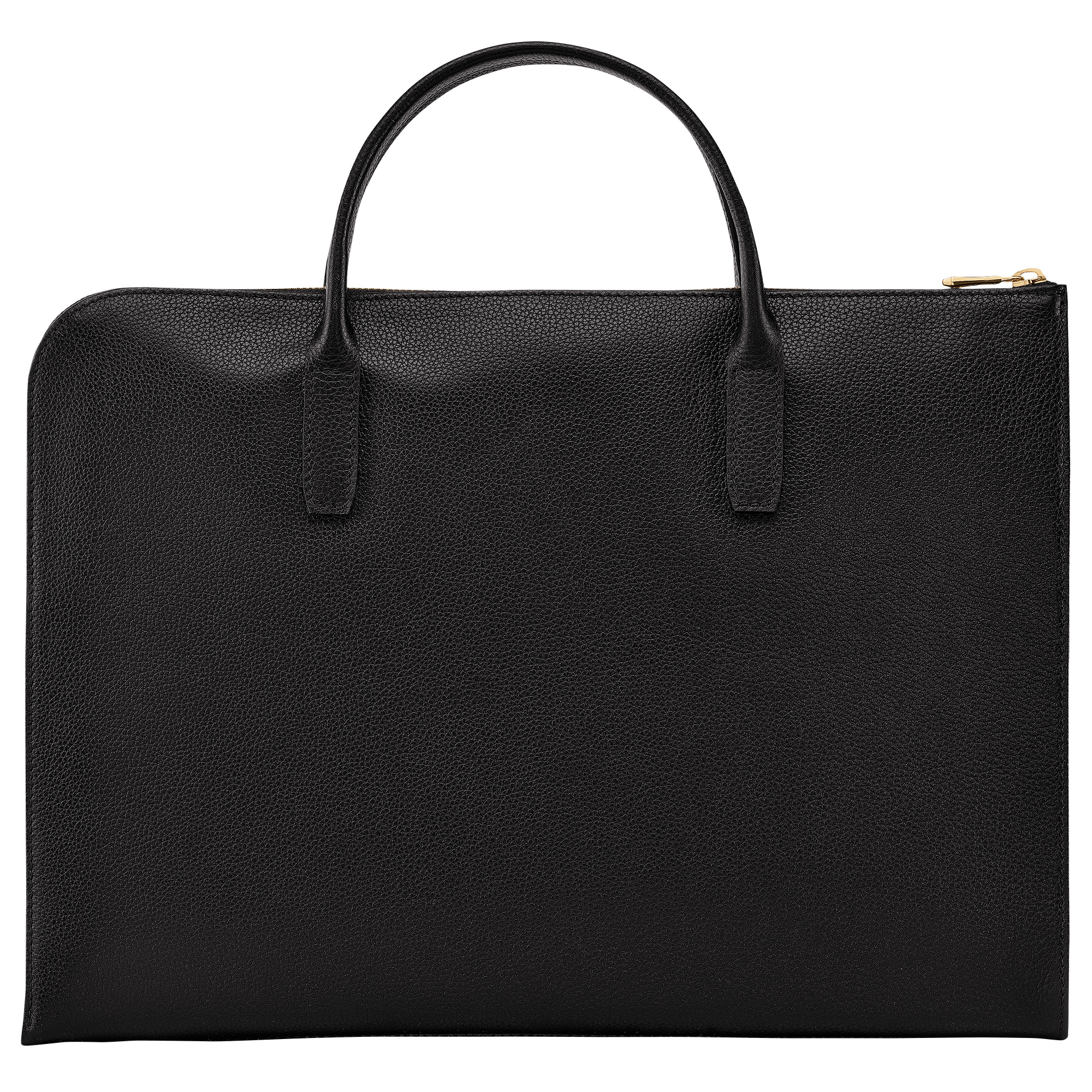 Le Foulonné S Briefcase Black - Leather - 4