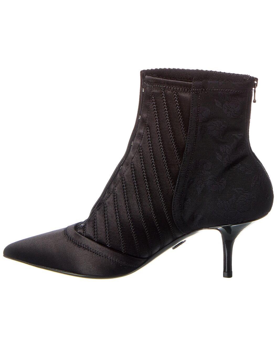 Dolce & Gabbana Corset Satin & Lace Bootie - 2