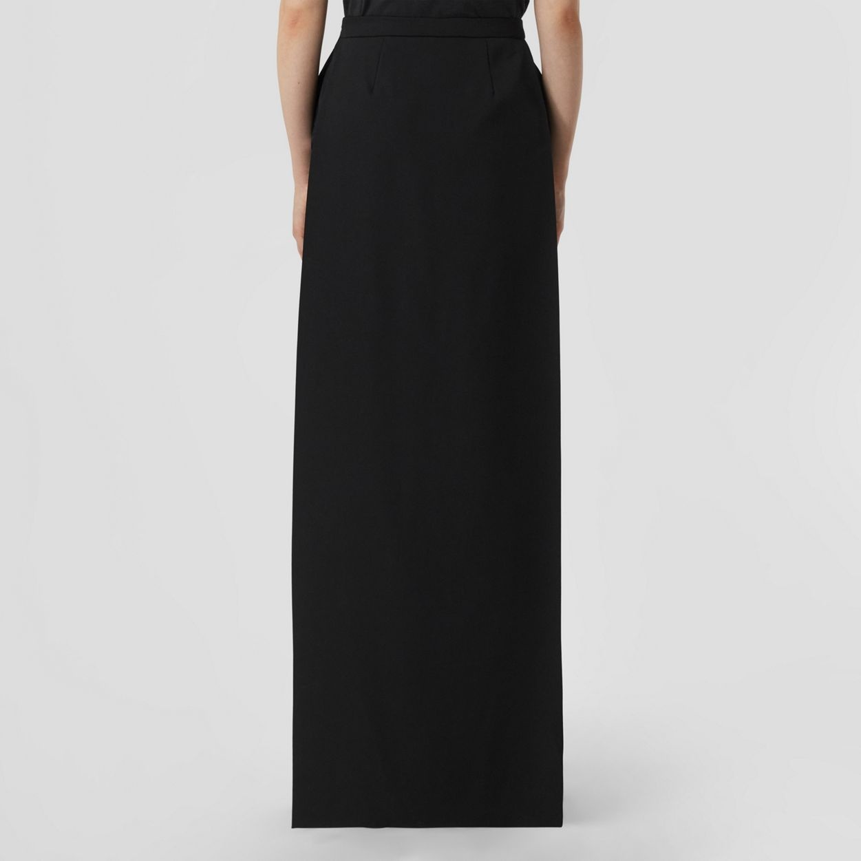 Grain de Poudre Wool Floor-length Skirt - 3