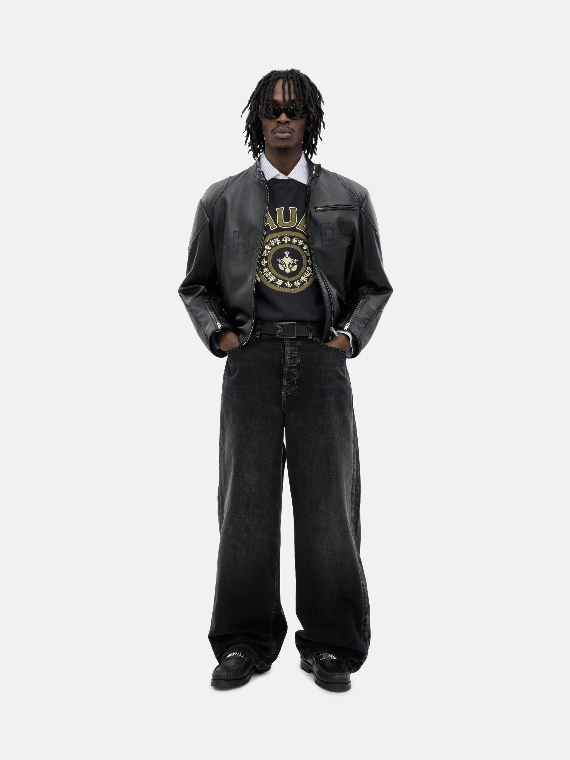 RHUDE BLACK CAVIAR TEE - 8