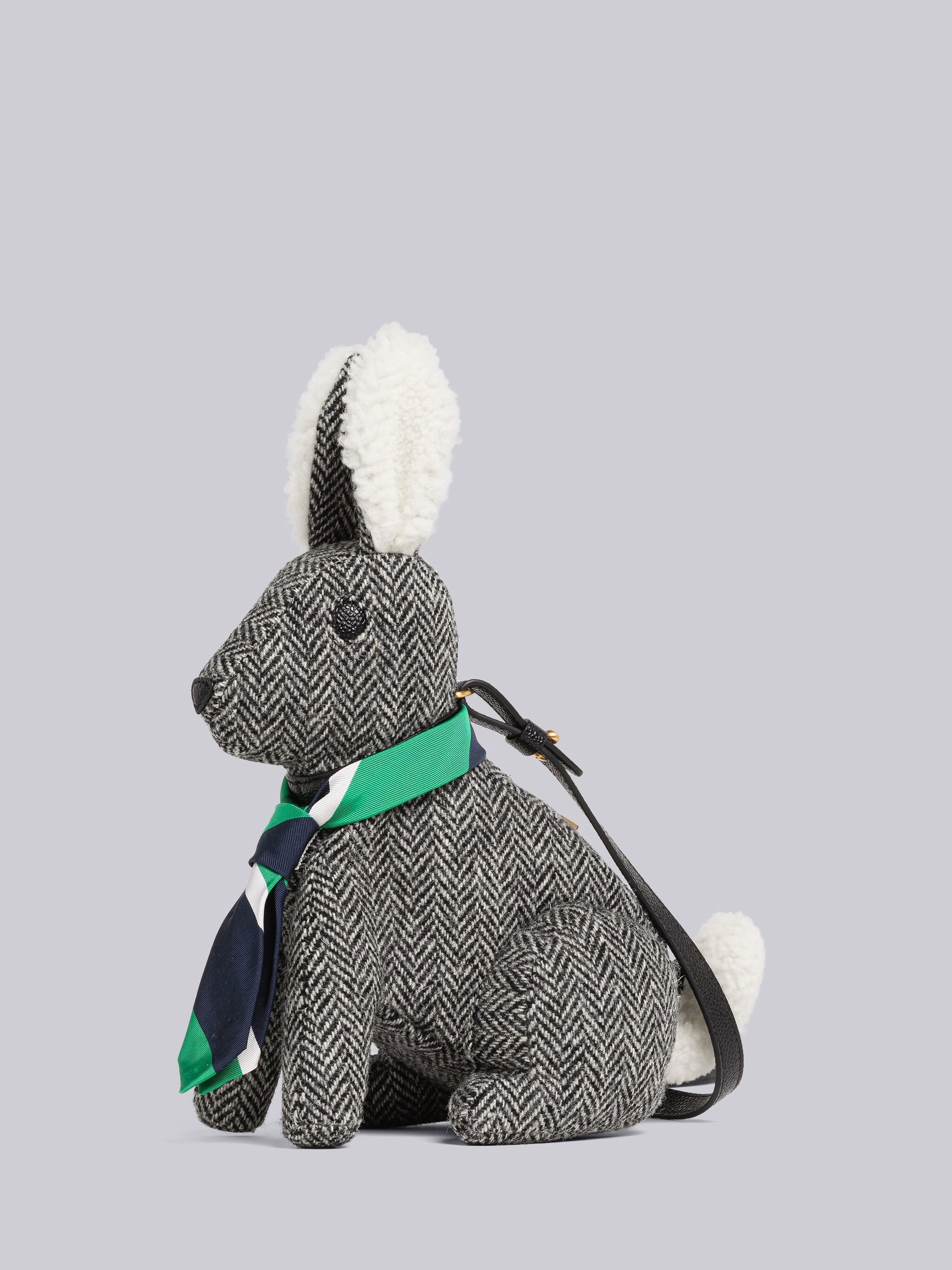 Herringbone Small Rabbit Shoulder Bag - 3