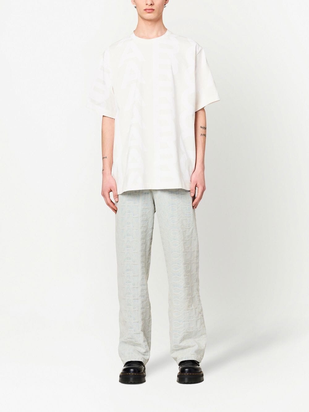 The Monogram wide-leg jeans - 2