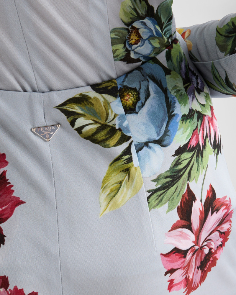 Printed organzine skirt 4