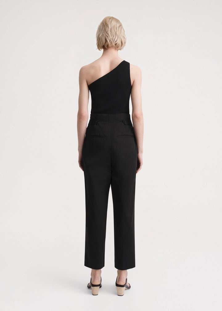 Double-Pleated trousers black - 4