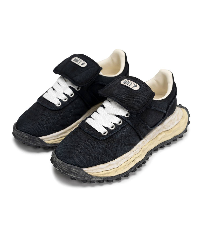 "SCOTT" OG Sole Vintage Effect Embroidered Canvas Low-top Sneaker 12